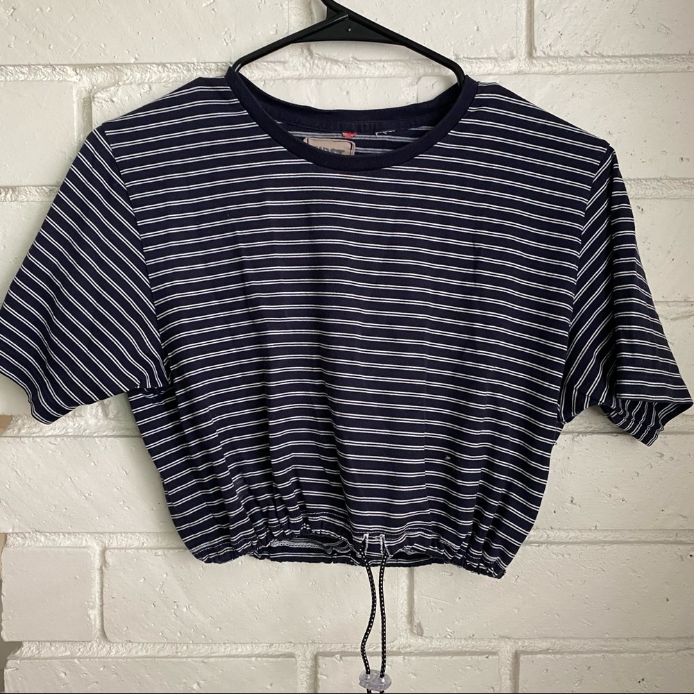LF drawstring crop top